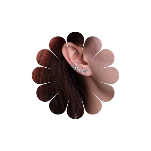 Inateannal Boho Geweih Ohrmanschette Ohrring Geweih Ohr Kletterer Ohrringe Gold Baumzweig Geweih Ohrmanschette Ohrringe Geweih Kletterer Krabbler Ohrringe Minimalistisch Geweih Ohrstecker Ohrringe von Inateannal
