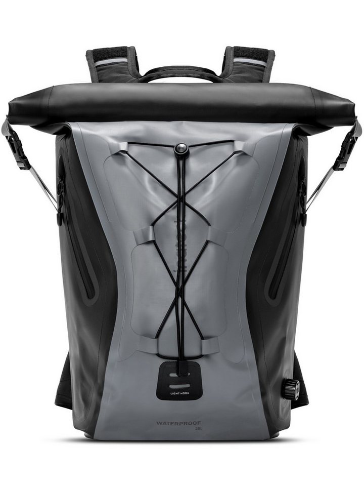 Inateck Fahrradrucksack 25-30L Wasserdichter Rolltop Rucksack, Wander-Rucksack von Inateck