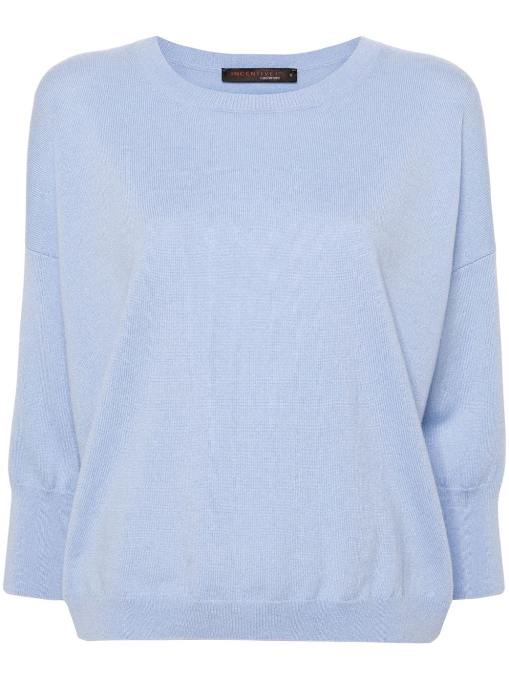 Incentive! Cashmere Kaschmirpullover mit rundem Ausschnitt - Blau von Incentive! Cashmere