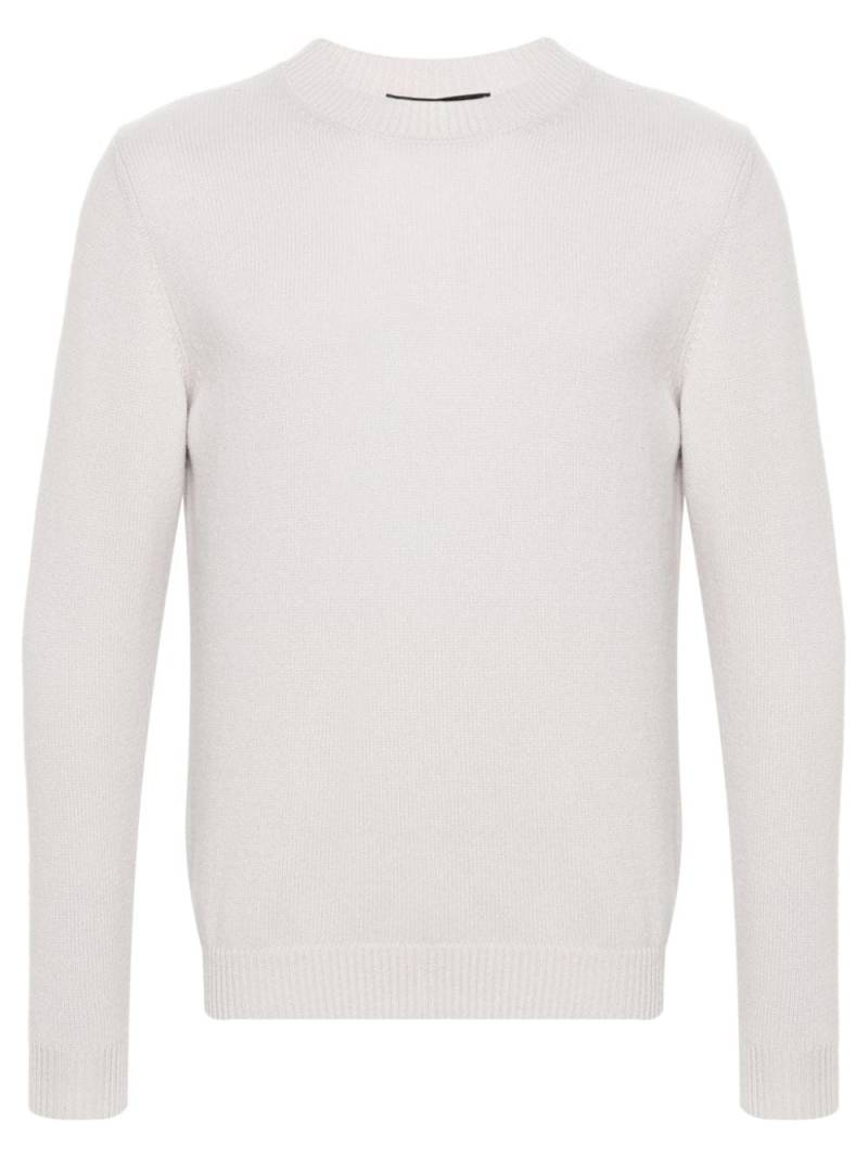 Incentive! Cashmere Kaschmirpullover mit rundem Ausschnitt - Grau von Incentive! Cashmere