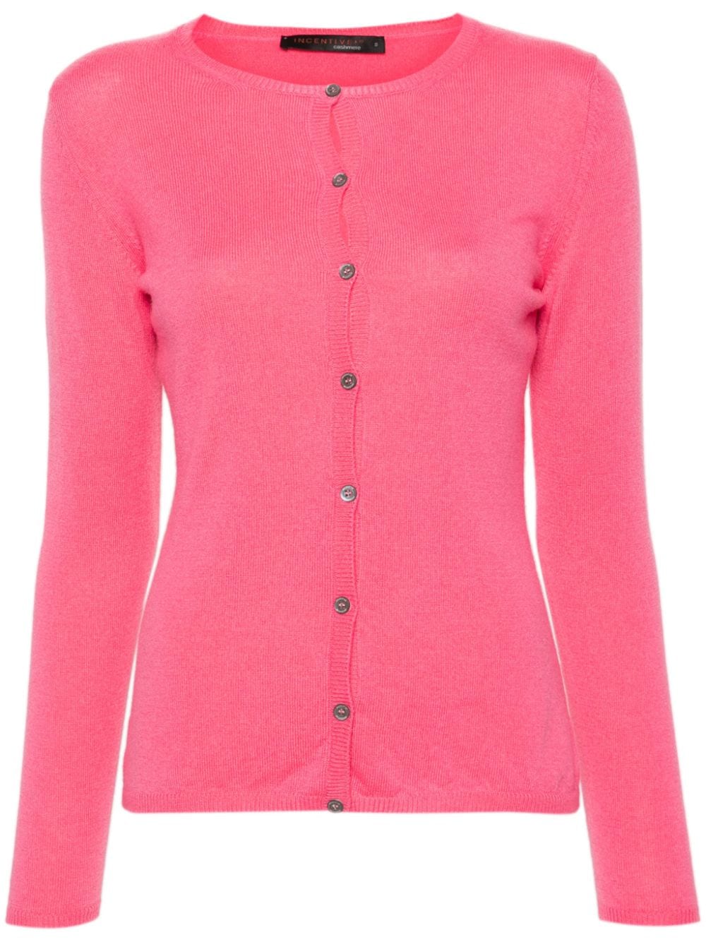 Incentive! Cashmere Fein gestrickter Cardigan aus Kaschmir - Rosa von Incentive! Cashmere