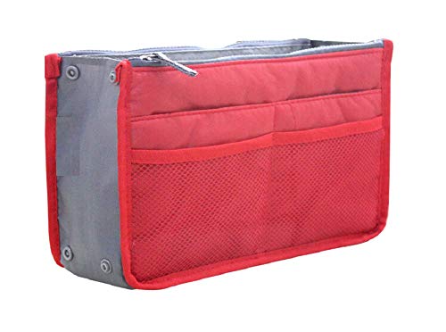 Inception Pro Infinite - Organizer Tasche Reise Tasche Make Kosmetiktasche up 12 Taschen Dokumentenhalter Brieftasche Handy Frau Mädchen Reißverschluss rote Farbe Weihnachtsgeschenkidee Inception Pro Infinite - Organizer Tasche Reise Tasche Make Kosmetiktasche up 12 Taschen Dokumentenhalter Brieftasche Handy Frau Mädchen Reißverschluss rote Farbe Weihnachtsgeschenkidee von Inception Pro Infinite