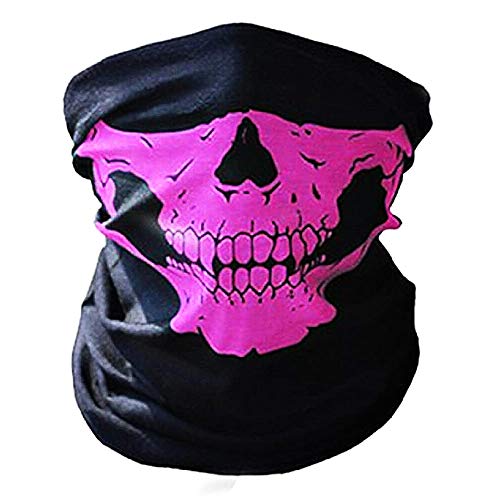 Inception Pro Infinite - Schädel Sturmhaube - Maske - halbes Gesicht - Horror - Cosplay - Halloween - Verkleidung - Motorradfahrer - Radfahrer - Sport - Karneval - Einheitsgröße - Pink Inception Pro Infinite - Schädel Sturmhaube - Maske - halbes Gesicht - Horror - Cosplay - Halloween - Verkleidung - Motorradfahrer - Radfahrer - Sport - Karneval - Einheitsgröße - Pink von Inception Pro Infinite