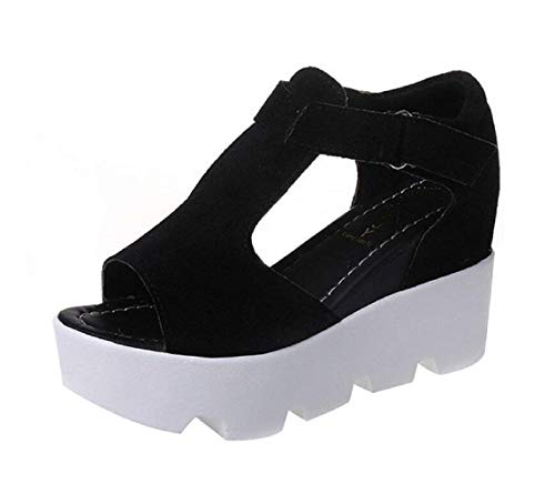 Inception Pro Infinite - Schuhe - Sandalen für Damen - schwarze Farbe - Größe 39 EU - Weihnachts - mit Keil - und Geburtstagsgeschenkidee von Inception Pro Infinite