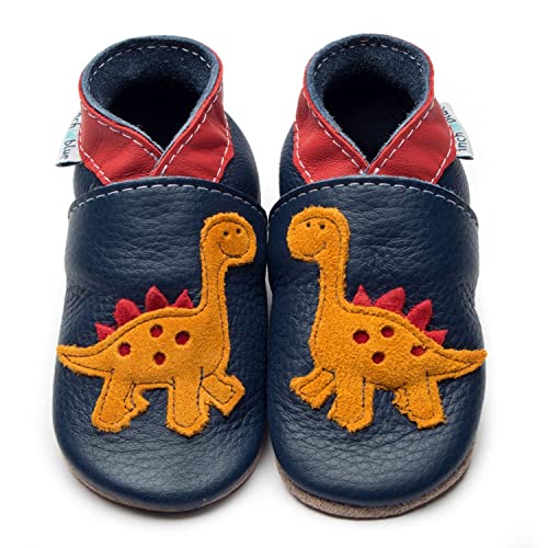 Inch Blue Babyschuhe Dino Navy, Größe: 6 Monate von Inch Blue