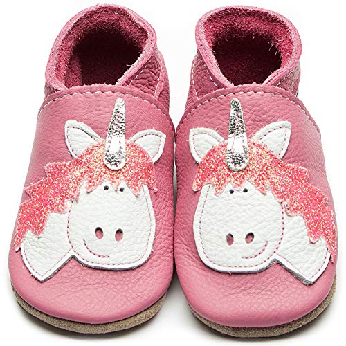 Inch Blue Unicorn 2880 Kleinkinder Krabbelschuhe, Rosa (Rose/Pink), Gr. 24-25 EU/Child S / 2-3 Years von Inch Blue