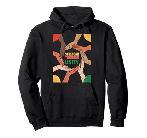 Strength Through Unity Diverse Hands Gleichheit Frauen Männer Pullover Hoodie Strength Through Unity Diverse Hands Gleichheit Frauen Männer Pullover Hoodie von Inclusion Pride Peace Solidarity Empower Humanity