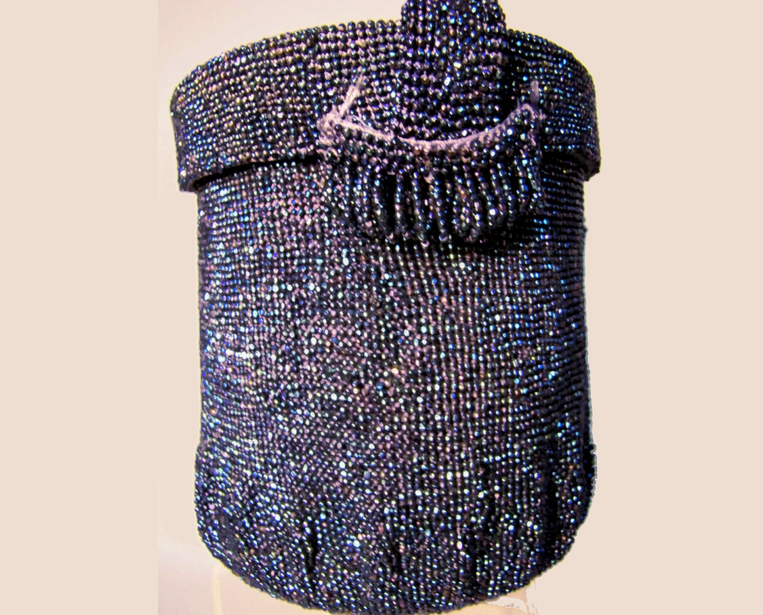 1940Er Karneval Glasperlen Box Bag, Rockabilly 40Er Jahre Portemonnaie 1940Er Karneval Glasperlen Box Bag, Rockabilly 40Er Jahre Portemonnaie von IncogneetoVintage