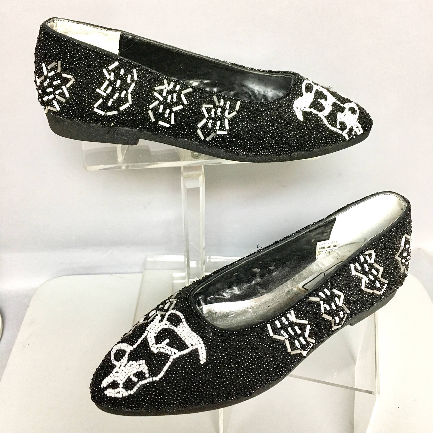 1980Er Jahre Ballerina Wohnungen, 80Er Schuhe Mit Rabbit Design von IncogneetoVintage