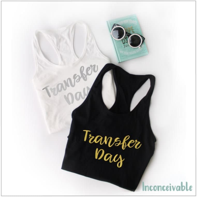 Ivf Transfer Day Tank >> Gold - Oder Silberfolie Racerback Unfruchtbarkeit Ttc in Vitro Embryotransfer 1 in 8 Ivf Transfer Day Tank >> Gold - Oder Silberfolie Racerback Unfruchtbarkeit Ttc in Vitro Embryotransfer 1 in 8 von InconceivableShop