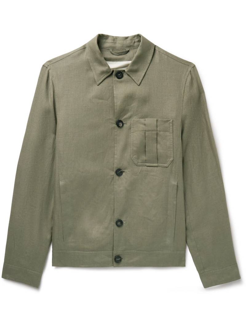Incotex - Montedoro Linen-Blend Jacket - Men - Green - IT 46 von Incotex