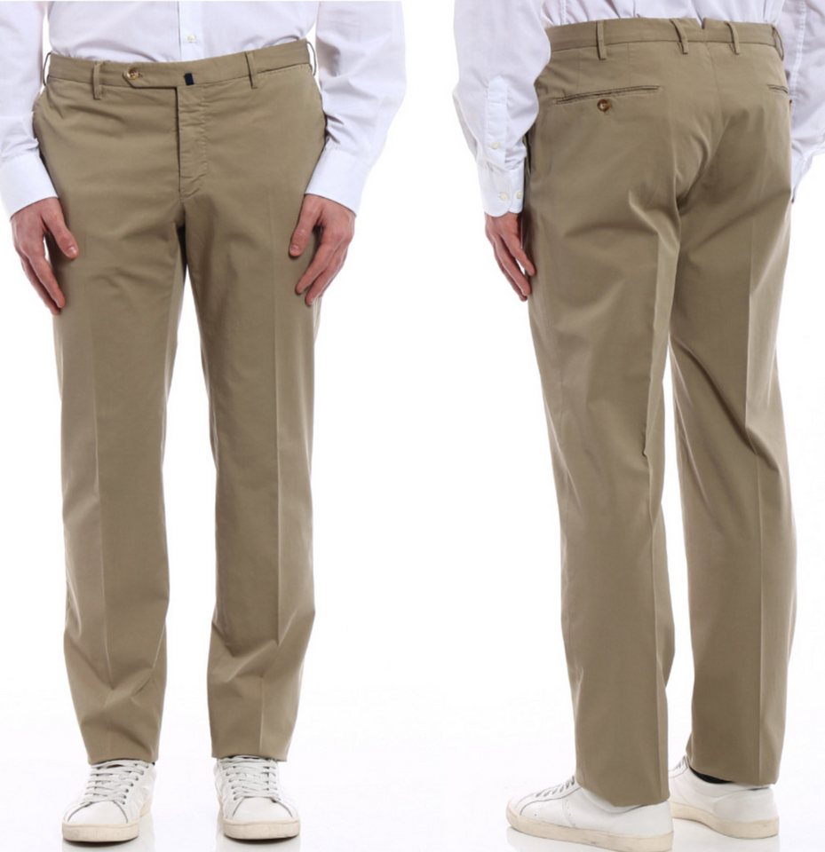 Incotex Loungehose INCOTEX Italy Chinolino Luxury Lino Cotton Slim Fit Trousers Hose Chin von Incotex