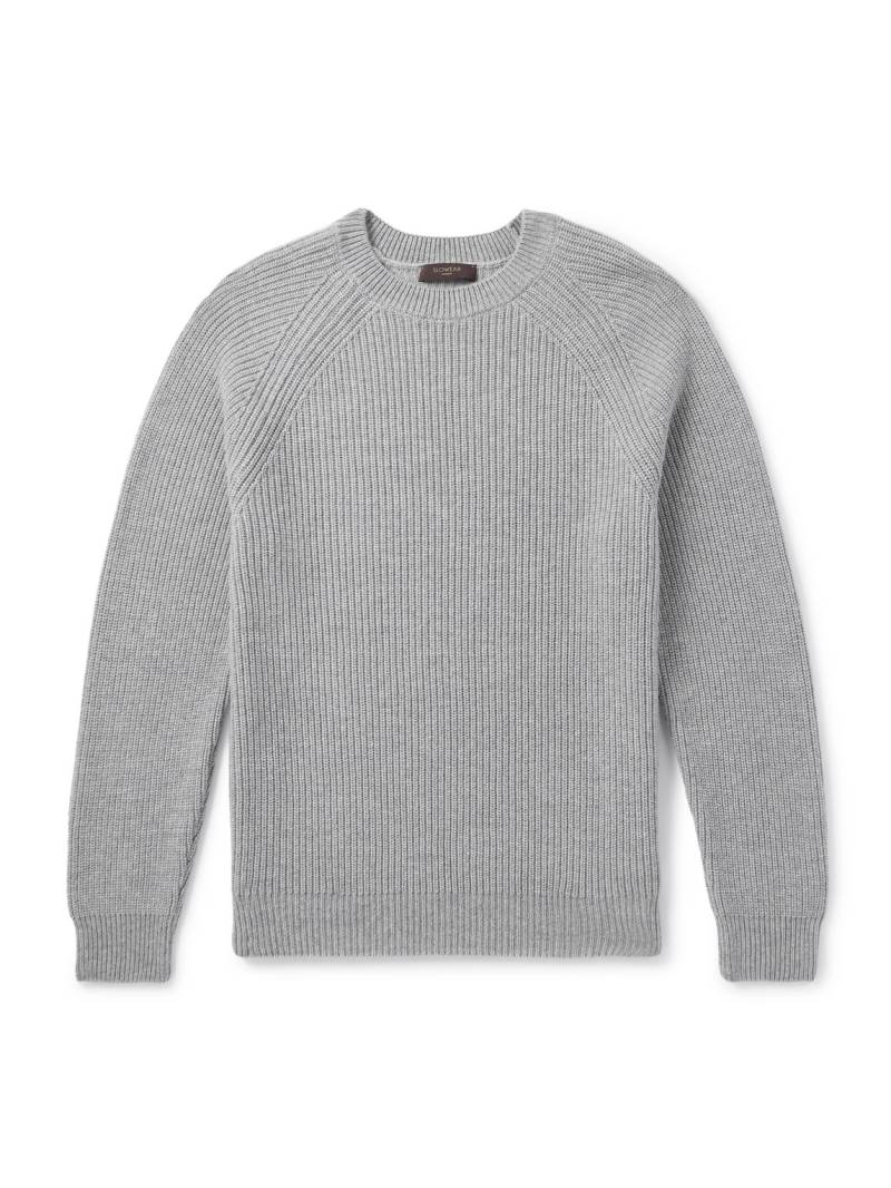 Incotex - Ribbed Cashmere Sweater - Men - Gray - IT 52 Incotex - Ribbed Cashmere Sweater - Men - Gray - IT 52 von Incotex