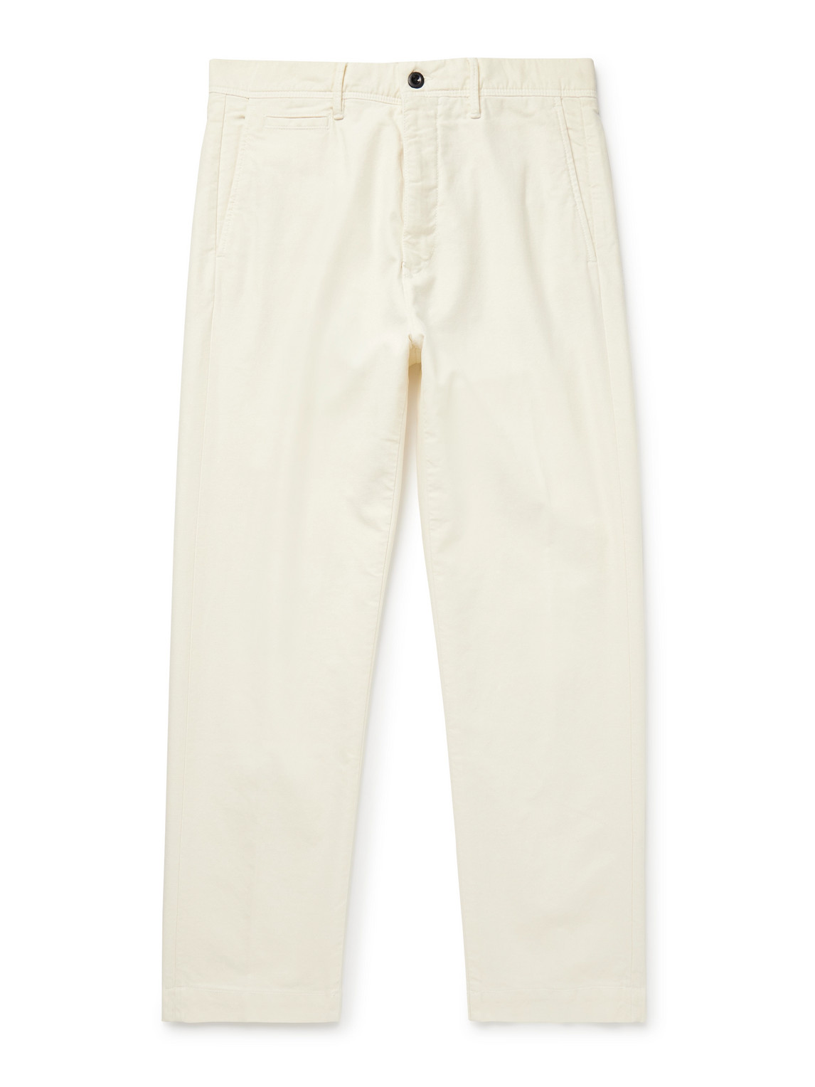 Incotex - Slim-Fit Cotton-Blend Twill Trousers - Men - Neutrals - UK/US 38 von Incotex