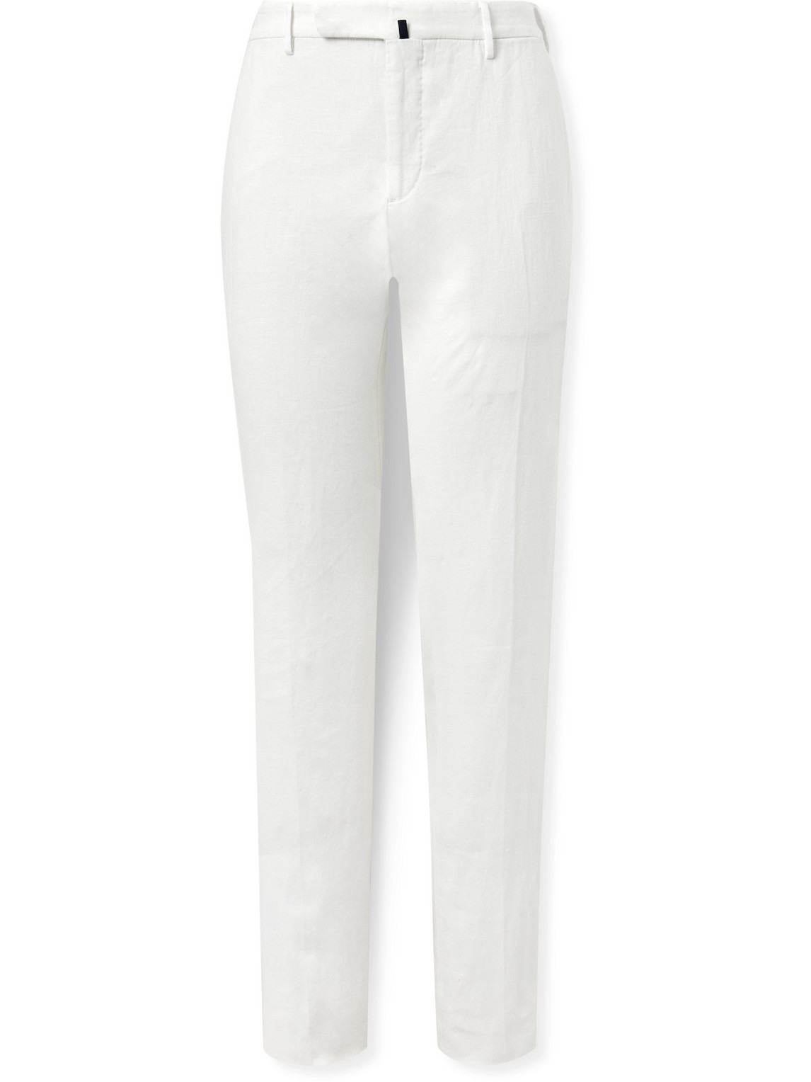Incotex - Slim-Fit Linen Trousers - Men - White - IT 58 von Incotex