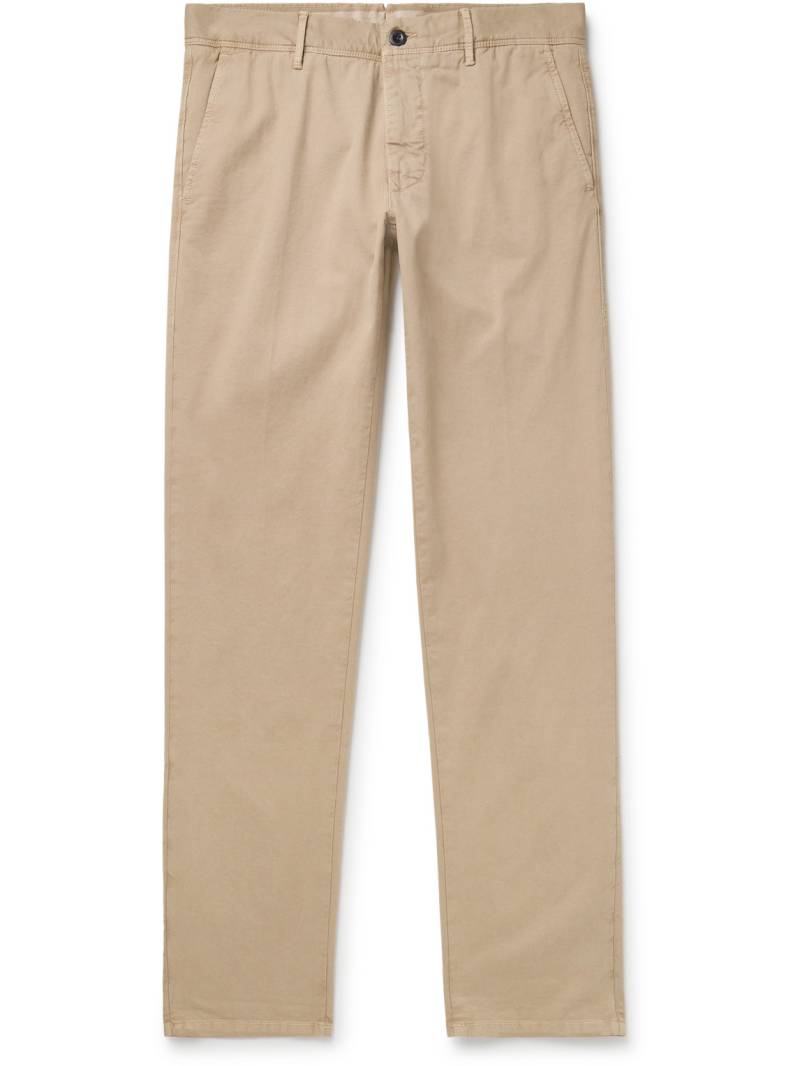Incotex - Slim-Fit Panama Stretch-Cotton Canvas Trousers - Men - Neutrals - UK/US 36 von Incotex