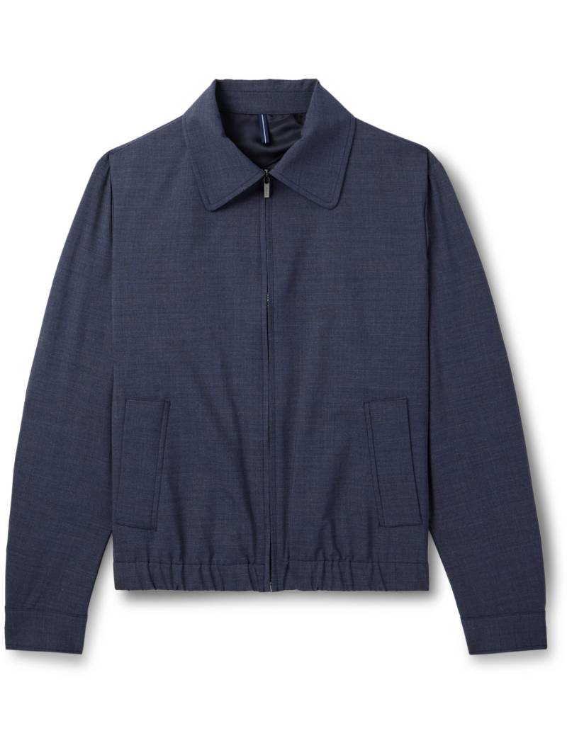 Incotex - Venezia 1951 Stretch-Virgin Wool Bomber Jacket - Men - Blue - IT 56 von Incotex