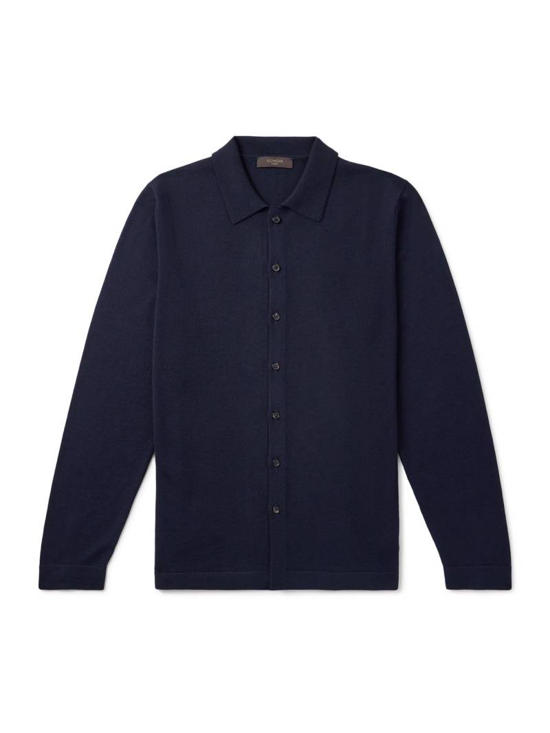 Incotex - Wool Cardigan - Men - Blue - IT 56 von Incotex