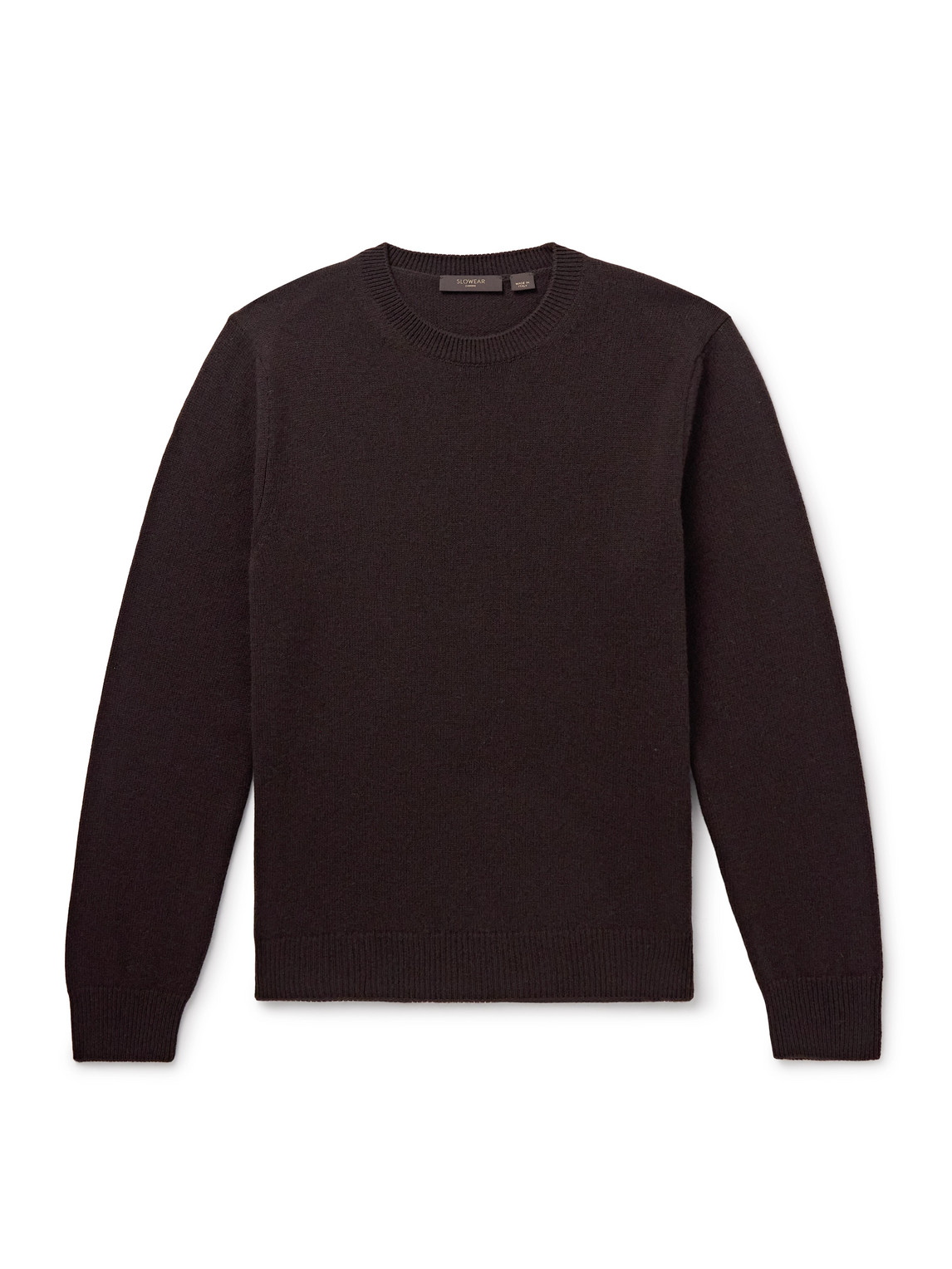 Incotex - Zanone Virgin Wool and Cashmere-Blend Sweater - Men - Brown - IT 46 von Incotex