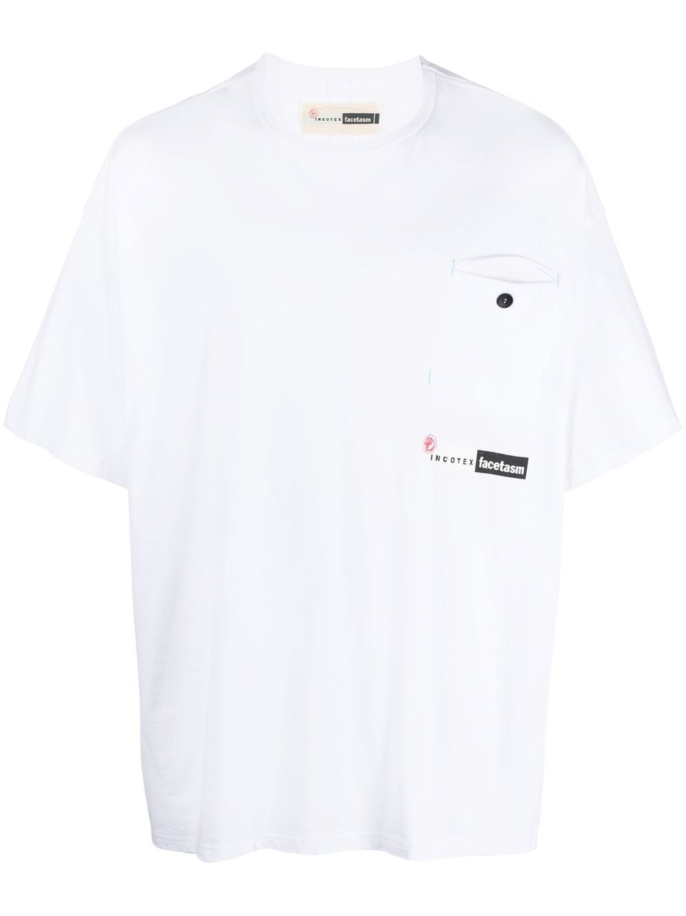 Incotex T-Shirt mit Logo-Print - Weiß von Incotex