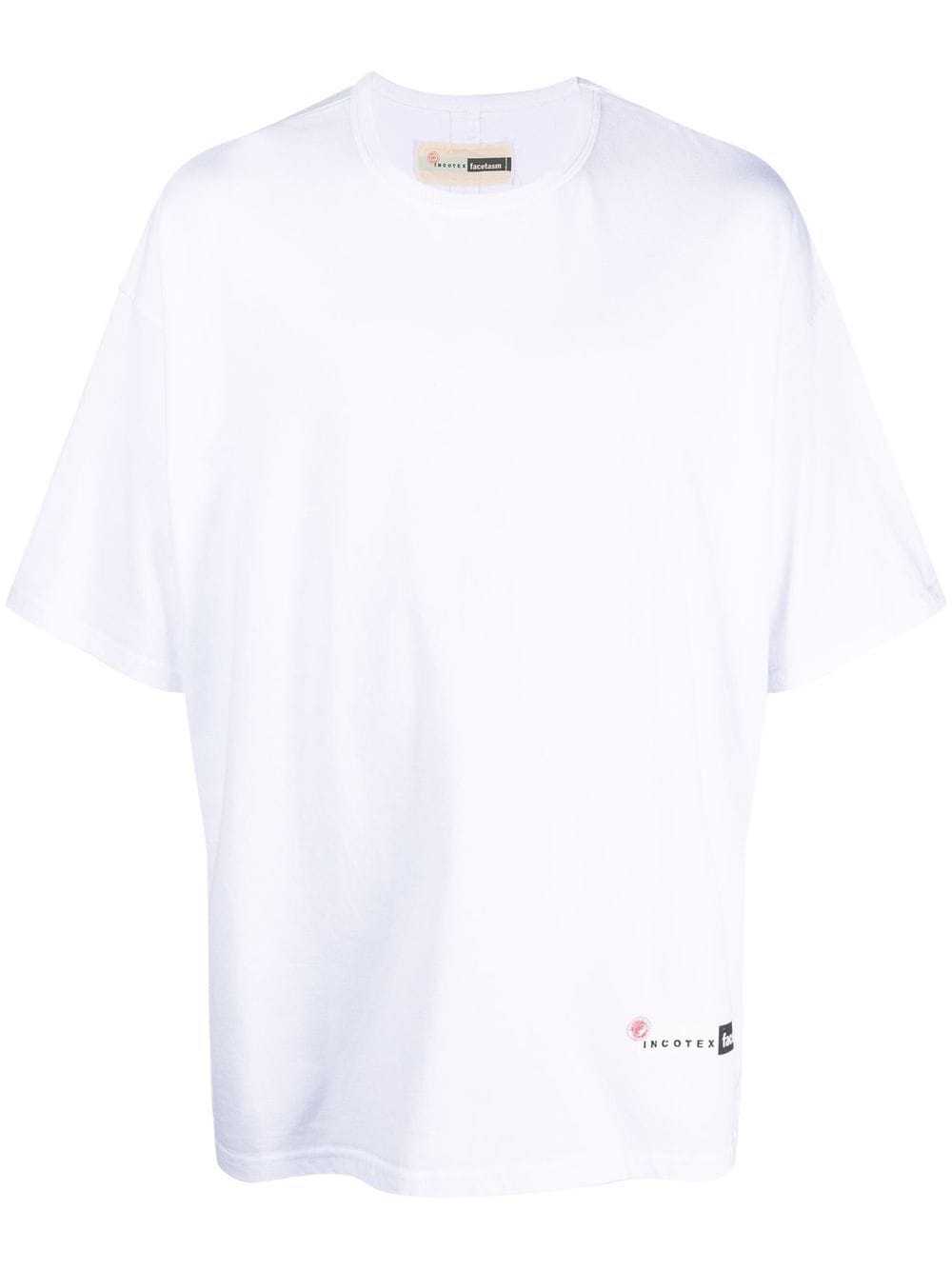 Incotex T-Shirt mit Logo-Print - Weiß von Incotex