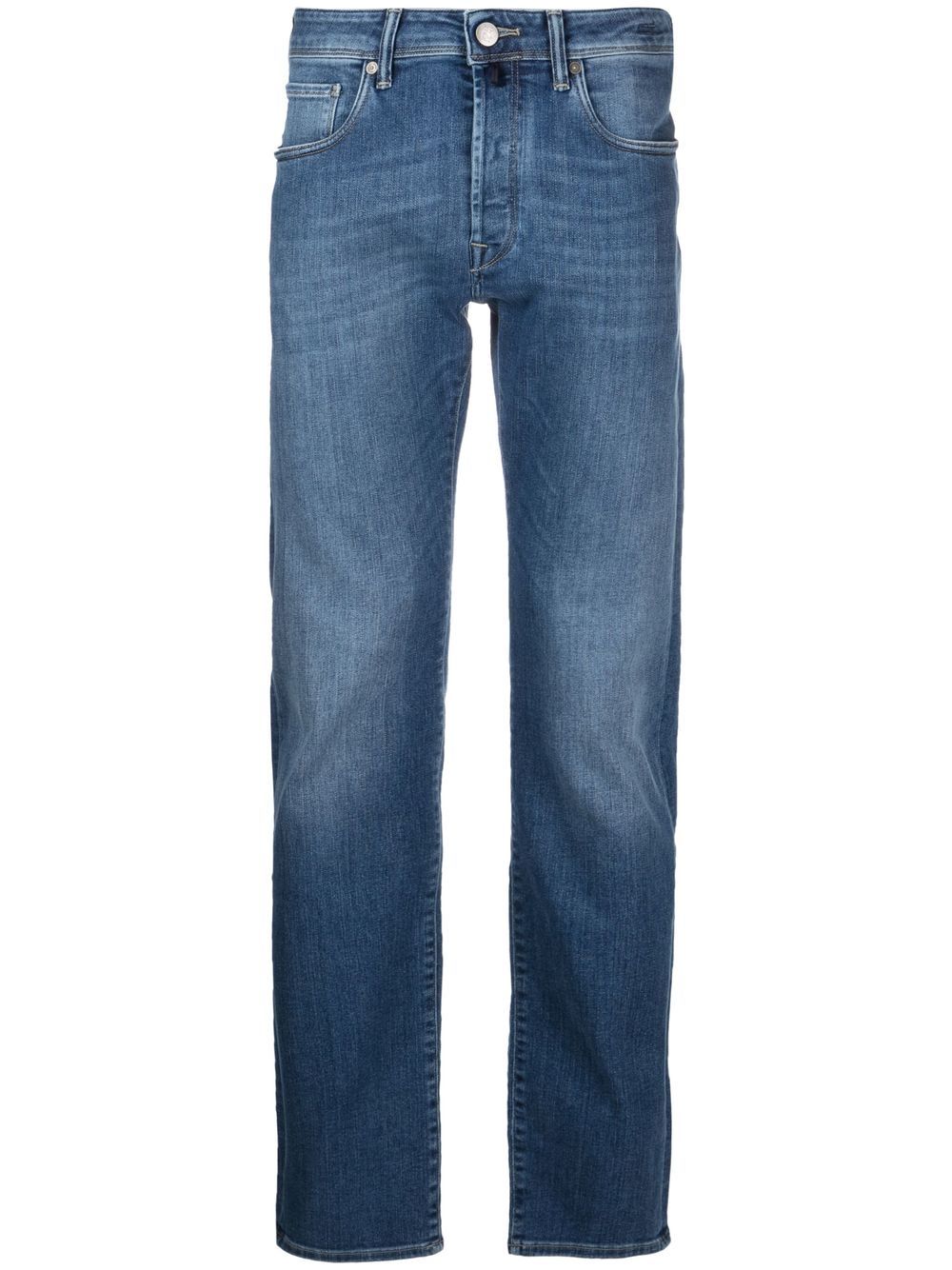 Incotex Halbhohe Skinny-Jeans - Blau von Incotex