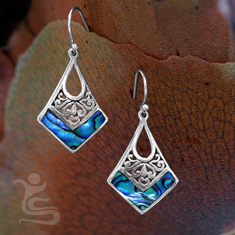 Silber Ohrringe Mit Abalone Code Ier012 von IndahLunaBali