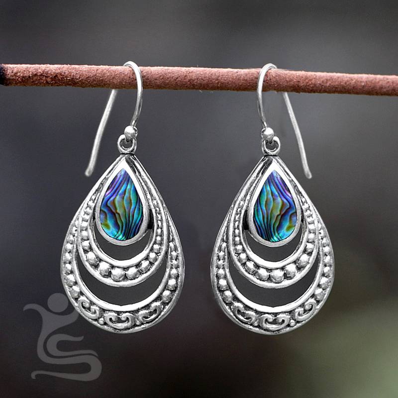 Silber Ohrringe Mit Abalone Code Ier019 von IndahLunaBali