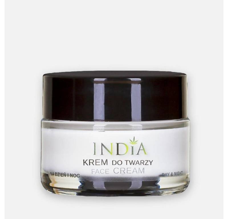 Indiacosmetics Tagescreme INDIA Cosmetics Gesichtscreme für Tag und Nacht (50 ml) von Indiacosmetics