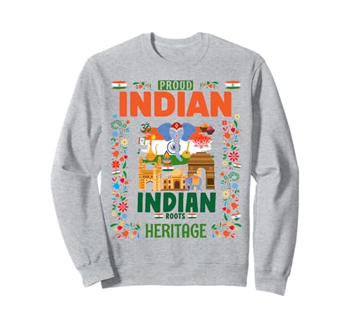 Indien-Flaggen-Kostüm-Outfit Idee für Kinder und indische Flagge Sweatshirt von Indian Flag Accessories Outfit Ideas For Women