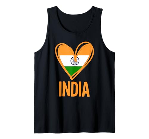 Patriotische Indien Cute Heart Graphic Indian Flag Girls Kids Tank Top Patriotische Indien Cute Heart Graphic Indian Flag Girls Kids Tank Top von Indian India Flag Designs