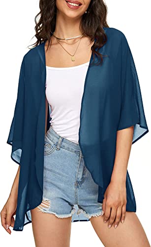 Indian Trendy Damen Nicht anwendbar Cardigan Sweater, Dunkles Türkis, XXX-Large von Indian Trendy