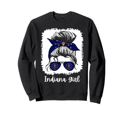 Indiana Girl USA Indiana Mom Damen Sweatshirt von Indiana Indianian Girl Indiana Girl Girls Mom