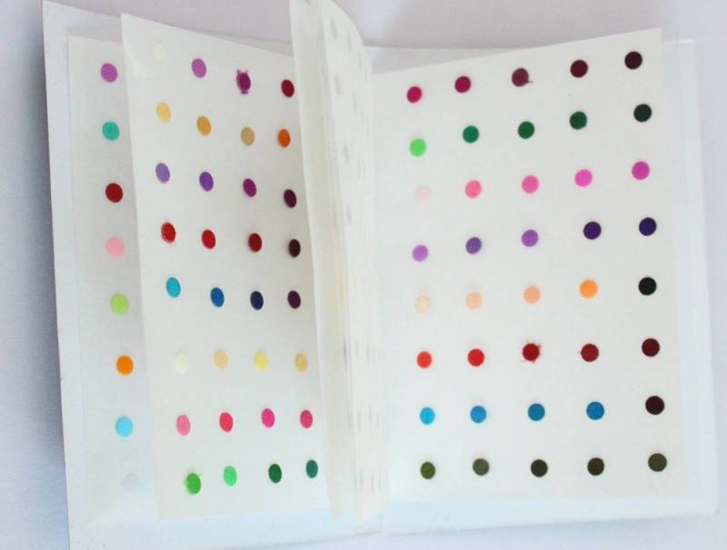 220 Mehrfarbige Runde Bindi-Aufkleber Selbstklebende Gesichtsjuwelen, Bollywood-stil von IndianartstoreShop