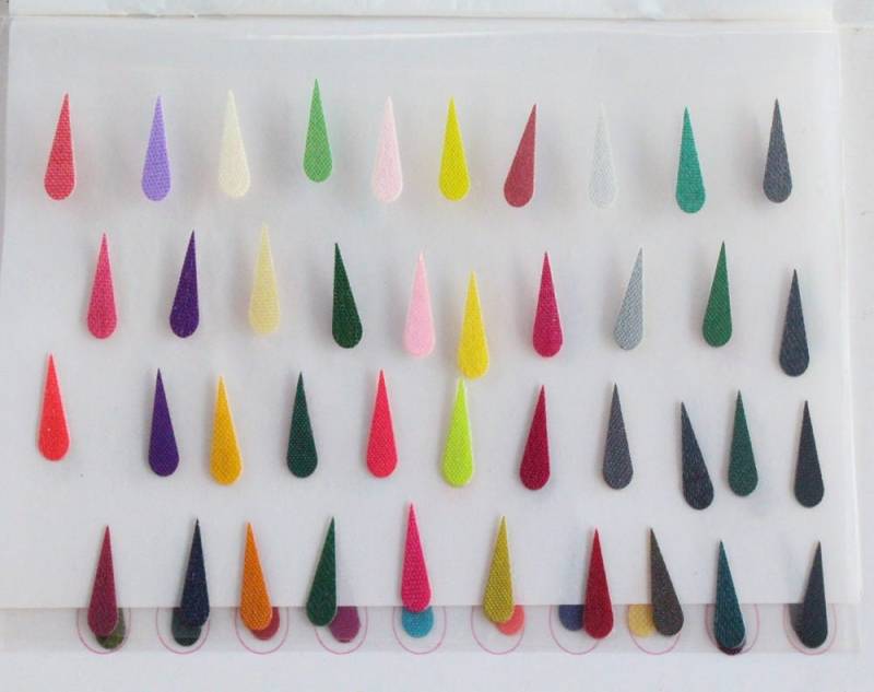 Mehrfarbige Tilak Bindi Aufkleber Selbstklebende Gesichtsjuwelen von IndianartstoreShop