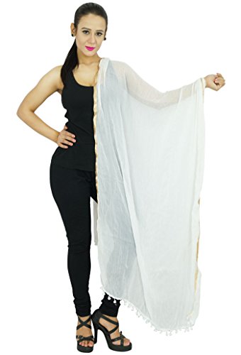 Chiffon Mischung Schal-Frauen-Stola-Ansatz-Verpackung Lange Dupatta Geschenk Werfen tragen Fur Sie von Indianbeautifulart