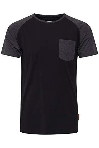 Indicode Gresham T-Shirt, Größe:M, Farbe:Black - Charcoal (9992) von Indicode