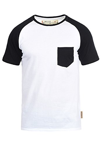 Indicode Gresham T-Shirt, Größe:XL, Farbe:White Black (9995) von Indicode