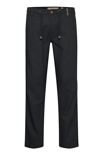 Indicode Ives Leinen-Hose, für Herren Gr. 50, Black (999) von Indicode