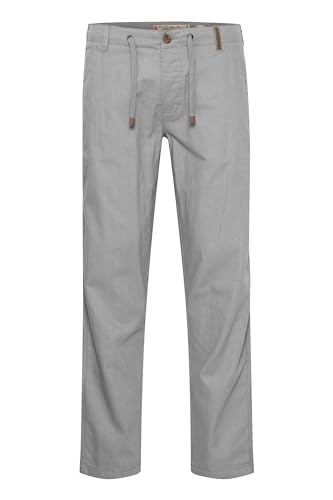 Indicode Ives Leinen-Hose, für Herren Gr. 50, Light Grey (901) von Indicode
