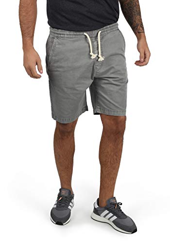 Indicode IDAbbey Herren Chino Shorts Bermuda Kurze Hose mit Stretch Regular Fit, Größe:L, Farbe:Light Grey (901) von Indicode