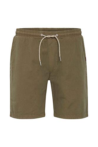 Indicode IDAberavon Herren Chino Shorts Bermuda Kurze Hose aus 100% Baumwolle Regular Fit, Größe:XL, Farbe:Dark Olive (644) von Indicode