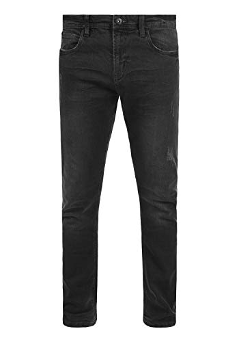 Indicode IDAldersgate Herren Jeans Hose Denim mit Stretch und Destroyed-Look Slim Fit, Größe:36/32, Farbe:Dark Grey (910) von Indicode