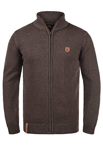 Indicode Andy Strickjacke, Größe:S, Farbe:Dark Brown (020) von Indicode