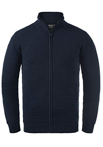 Indicode Arctic Herren Strickjacke Cardigan Feinstrick, Größe:3XL, Farbe:Navy (400) von Indicode