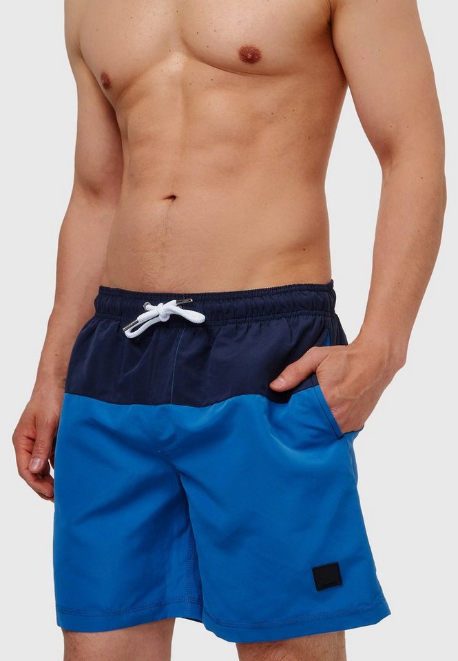 Indicode Badeshorts Pruitt elastischer Bund mit Kordelzug, Color-Block-Optik Indicode Badeshorts Pruitt elastischer Bund mit Kordelzug, Color-Block-Optik von Indicode