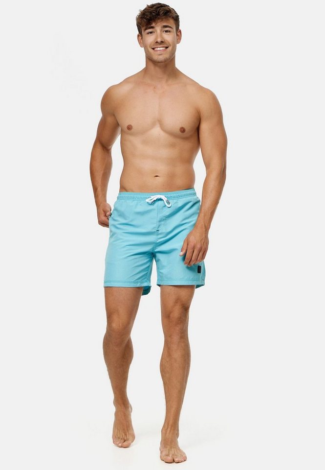 Indicode Badeshorts Herren Ferguson Schwimmshorts Männer mit elastischem Bund und Kordelzug von Indicode