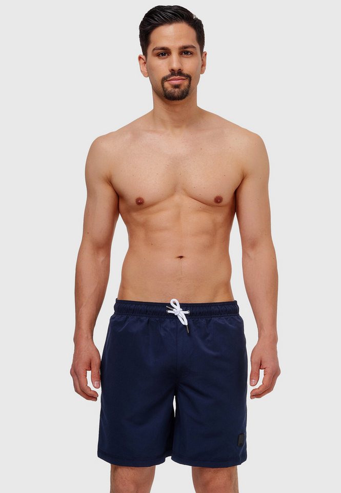 Indicode Badeshorts Herren Ferguson Schwimmshorts Männer mit elastischem Bund und Kordelzug von Indicode