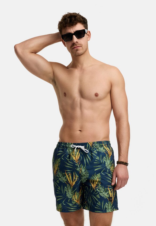 Indicode Badeshorts Herren INTonino Schwimmshorts Männer mit superweicher Innenhose ohne aufzureiben von Indicode