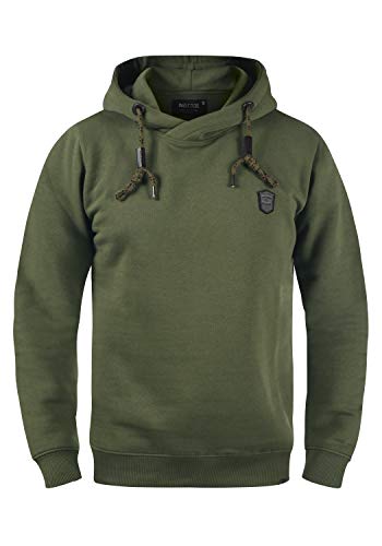 Indicode Barneys Herren Kapuzenpullover Hoodie Pullover mit Kapuze, Größe:L, Farbe:Army (600) von Indicode